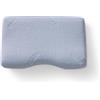 TEMPUR Cuscino Noxara, sensazione rigida, M (54 x 32 x 11/6 cm), Blu | Cuscino ergonomico cervicale per chi dorme sulla schiena e sul fianco, con rientranza sagomata per un elevato comfort