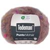 Tedeman Punto Mohair - Gomitolo di lana con 70% acrilico, 10% mohair, 10% lana, 10% poliestere, spessore ferri 5,5-6 mm, 50 g/100 m, soffice filato per uncinetto e lavori a maglia, Oeko-Tex (rosa