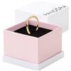 PANDORA Anello Chevron luminoso, placcato in oro 14k