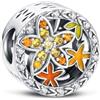 BOIGEGU Ciondolo Argento Sterling 925 con pietre di cuori zirconia cubica Pendenti Compatibile con Braccialetti e Collane europei, perfetto Regali per Moglie e Ragazze