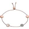 Emporio Armani Bracciale da donna in acciaio inossidabile con chiusura a cursore o a clip