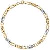 BLUESPIRIT B-CLASSIC Bracciale Uomo in Oro 750 bicolore, Idee Regalo - P.49C905000300