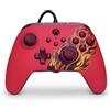 PowerA Controller cablato Advantage per Xbox Series X|S - Incendio rosso, gamepad, controller per videogiochi cablato, controller di gioco, funziona con Xbox Series X|S