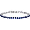 Just Being Cute JustBeingCute Bracciale tennis Zirconia 5A+, 3mm Pietre Colorate 16,5‑19cm | Bracciale 3mm Argento/Oro con Pietre Rosa Blu Verdi, Regalo Compleanno Anniversario Festa della Mamma 16,5‑19 cm