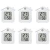 L.StarryIsland Termometro/Igrometro Mini LCD, Confezione Da 6 Pezzi, Igrometro Digitale Per Interni Con Magnete E Indicatore Faccina. Adatto Per Ambienti Interni Come Soggiorno, Camera Da Letto