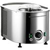 Musso Gelatiera Autorefrigerante Musso Mini 4080 - Totalmente in Acciaio Inox Qualita' Professionale Made in Italy