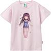 United Colors of Benetton Camicia Notte 3SLB0C00R, Rosa, XS Bambina