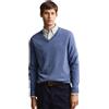 Gant Maglione Classico in Cotone con Scollo a V da Uomo