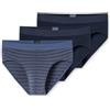 Schiesser Schiesser Herren 3 Pack Slips Bio Baumwolle Multipack - 95/5 Organic Mutande da Uomo Uomo (Pacco da 3)