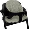 UKJE Cuscino 3 pezzi compatibile con seggiolone Lemo, set completo seduta, schienale e poggiatesta morbidi, traspiranti, facili da installare e lavabili, per pasto comodo bambino Sand Leopard Coated