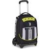 Seven Trolley Jack 3 Ruote Juventus, Bianco Nero, Zaino con Carrello Sganciabile da 33 Litri, con Tasca Frontale, Zainetto Staccabile, per Scuola Elementare e Medie, Bambino e Ragazzo