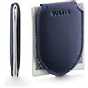 VULKIT Portabanconote Magnetico Slim in Vera Pelle Portacarte di Credito Porta banconote, Potente Magnete Contiene 20 x Banconote Piegate