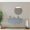 DEGHI Mobile bagno sospeso 120 cm carta da zucchero con lavabo dx senza troppopieno - Sleek