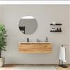 DEGHI Mobile bagno sospeso 120 cm rovere gold con lavabo sx senza troppopieno - Sleek