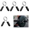 Ebksqs 4 chiusure per manubri, 28 mm, clip per manubri, morsetti a molla per bilanciere, allenamento della forza, pin, fissaggio manubri