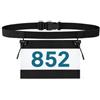 Canxyeun Cintura Porta Pettorale Running Regolabile Unisex Leggera ed Elastica per Gara Maratona Triathlon Jogging con Cordini Senza Spille Marsupio Corsa Accessori Running Uomo per Tutte le Gare