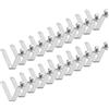 M METERXITY 20 PCS Graffette A Molla per Pagaia 8mmx50mm A Forma in Acciaio | Da Kayak, A Singolo Perno, Di V, Per Molla Graffette Di Blocco, Per Pali Da Tenda