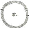 Abysstar 15 mt Copper, Kit per Legatura arbalete, pescasub Ø2 mm DYNEEMA SK75 + 6 Manicotti a binocolo Unisex Adulto, Bianco/Nero