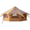 WaldWander Oxford Circus Campana Tenda Campana per Campeggio Glamping Impermeabile con Cric Stufa 5 m Tenda da Parete Adatta 6-10 Persone