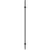 CREATE /Warm Towel Tube/Portasciugamani Elettrico 1 Barra Nero/Design Verticale, 150 x 2,5 cm, 2 impostazioni Temperatura, Timer, Acciaio Inossidabile, 60 W