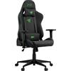 Razer Edition Tarok Essentials X Cloth PC Sedia da gaming in tessuto, rivestimento in tessuto traspirante, braccioli 1D, funzione basculante, cuscino lombare e cuscino, fino a 130 kg, nero
