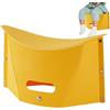 Generisch Sgabello pieghevole da cucina | tracolla integrata e borsa facile da riporre,sgabello pieghevole portatile, per casa, dormitorio, giardino, aula, cucina, viaggi, auto