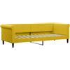 vidaXL Letto da Giorno Giallo 80x200 cm in Velluto