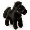 Uni Toys Uni-Toys - Cavallo, in piedi, nero (senza sella) - 23 cm (lunghezza) - Peluche, pupazzo - Cavallo senza sella (nero)