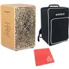 Schlagwerk CP82 Cajon Rudiments Fingerprint + keepdrum pad rosso e borsa cajon