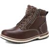 ARRIGO BELLO Scarpe Uomo Invernali Scarponcini Boots Neve Stivali 41-46 | Lacci e Cernier,Fodera di Pelliccia Calda,Leggero,Antiskid,Casual,Trekking,Escursionismo,Montagna,Invernale Stivalet