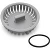 Sintrix Fab Tappo per lavello compatibile con lavelli SMEV/Dometic | Filtro di scarico rinforzato con O-ring compatibile con Hymer Cartago, camper, roulotte e camper, per lavandini da 33 cm