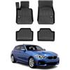 OMAC Tappetini Tappetini in Gomma Compatibili con BMW 1er F20 2011-2019 OMAC Premium 3D Nero TPE Gomma