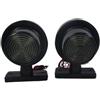 Ardillion 2 luci LED 24 V per specchietto retrovisore rosso e bianco con lente fumé per rimorchio camion