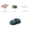 HOFFCAR Kit tagliando 3 filtri compatibile con Citroen C1 II 1.0 vti 53kw 2018