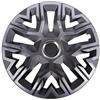 NRM Coprimozzi universali NRM Perfecto 4 pezzi, plastica ABS, Set Universale da 4pz (grafite grafite, 16)