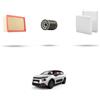 HOFFCAR Kit tagliando 3 filtri compatibile con Citroen C3 III 1.2 Puretech 60kw 2016