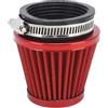 Tomotato Filtro di Aspirazione dell'Aria, Diametro della Bocca di 50mm/2 Pollici Presa d'Aria Fredda Universale per Moto Fuoristrada ATV Quad Dirt Pit Bike(Rosso)