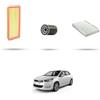 HOFFCAR Kit tagliando 3 filtri compatibile con Citroen C4 II 1.2 Puretech 81kw 2014