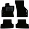 QUEMAR Tappetini Auto per Seat Leon III 5F, Bordo Perla, 2 Ricami | 2012-2019 / Kit Tappeti Moquette e Gomma su Misura / Set 2 Anteriori + 2 Posteriori / Ricami e Colori Personalizzati
