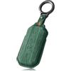 OFF WE GO Cover Chiave Pelle per Chery Omoda 5 Jaecoo 5 J8 J9 Tiggo, Verde | Protezione 360° antigraffio per telecomando. Guscio Chiavi con portachiavi . Segnale non bloccato, aderenza 1:4.