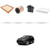 HOFFCAR Kit tagliando 4 filtri compatibile con Land Rover Evoque (L538) 2.2 Td4 110kw 2011