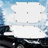 Staranry 220x110 cm Copri Parabrezza Auto, 5 Magnete Telo Antigelo per Auto, Copertura Auto per Esterno, Macchina Prodotti Neve per Maggior Parte dei Veicoli Antigrandine Anti Ghiaccio, Gelo, Anti UV