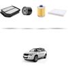 HOFFCAR Kit tagliando 4 filtri compatibile con Suzuki Grand Vitara 1.9 DDIS 95kw 2006