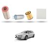 HOFFCAR Kit Tagliando 4 filtri compatibile con Alfa Romeo 159 (939) 1.9 jtdm 16v 110kw 2005 2010