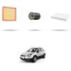 HOFFCAR Kit tagliando 3 filtri compatibile con Fiat Sedici (189) 1.6 16v 88kw 2009