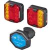 ProPlus Luci Posteriori LED Wireless 12 V Magnetiche Bluetooth 13 Pin | Kit wireless IP64 con batteria 4000 mAh. Ideale per rimorchi, macchine agricole e veicoli di soccorso senza cavi.