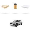 HOFFCAR Kit tagliando 3 filtri compatibile con Jaguar F-Pace (X761) 2.0 221kw 2017