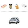 HOFFCAR Kit tagliando 4 filtri compatibile con Vw Golf VI (5K15,5J5,5M1,517,521) 1.6 TDI 77kw 2009