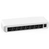 MokerLink 8 porte Gigabit Unmanaged Ethernet Switch, 8 porte 100/1000Mbps, splitter hub di rete per la casa e l'ufficio, switch di rete da tavolo e da parete in plastica
