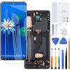H&LYCYJ Display Schermo per Samsung S20+ Plus 4G TFT nero con cornice | Senza impronte digitali,Wear toolkit，TFT LCD，Display HD，Sostituire lo schermo，Per i modelli:G985 G985F G985F/DS